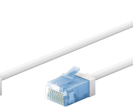 Ultra flexibele 0,15 M CAT 6A-patchkabel, dun, U/UTP, wit