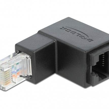 CAT6 coupler angled black