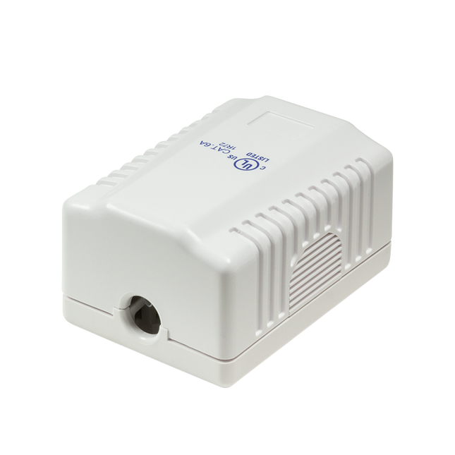 CAT6a surface-mounted box 1x RJ45 STP