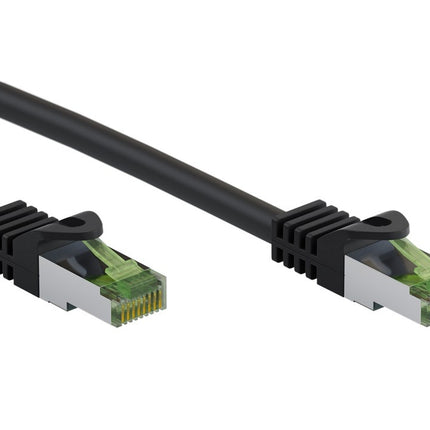 GHMT-Certified CAT 8.1 S/FTP Patch Cord 2M Black