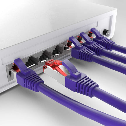 Cat6 S/FTP LSZH 10M Violet