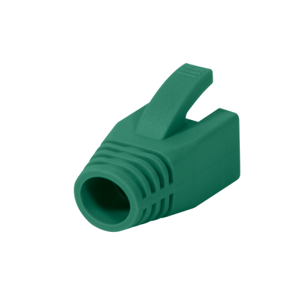 RJ45 strain relief boot 8mm green 50 pcs