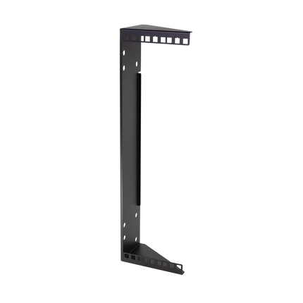 19" vertical wall mount bracket 3U black