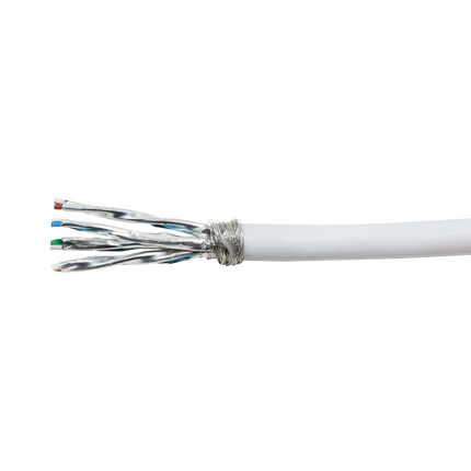 S/FTP CAT7 network cable stranded 305M 100% copper white