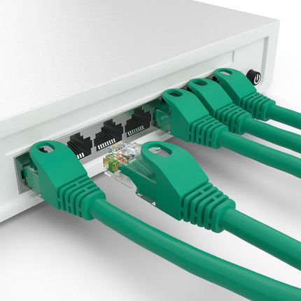 Cat5e 15M Groen UTP kabel