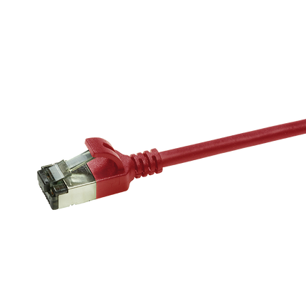 CAT6a U/FTP Ultraflex, 100% koper, rood, 5M