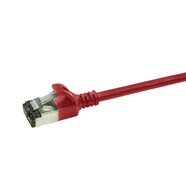 CAT6a U/FTP Ultraflex, 100% Copper, Red, 2M