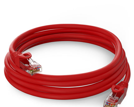 Cat5e 0.5M Rood UTP kabel