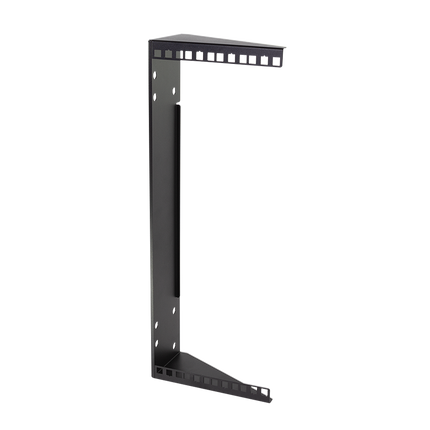 19" vertical wall mount bracket 4U black