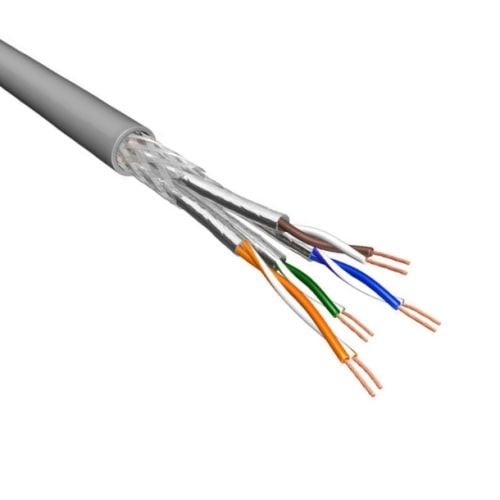 Cat6a S/FTP Stranded 100% Copper 500M Grey