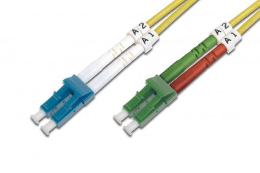 LWL OS2 Single Mode Fiber Optic Patch Cable LC ( APC ) / LC 2 M