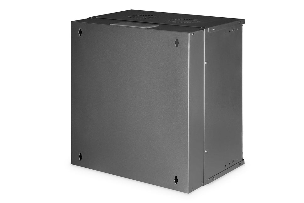 12U wall mounting cabinet, SOHO PRO 595 x 540 x 400 mm, black