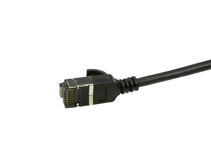 CAT.6A patch cable Ultraflex SlimLine black 2m