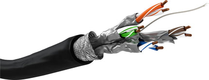 SFTP CAT6a outdoor cable solid 305M 100% copper