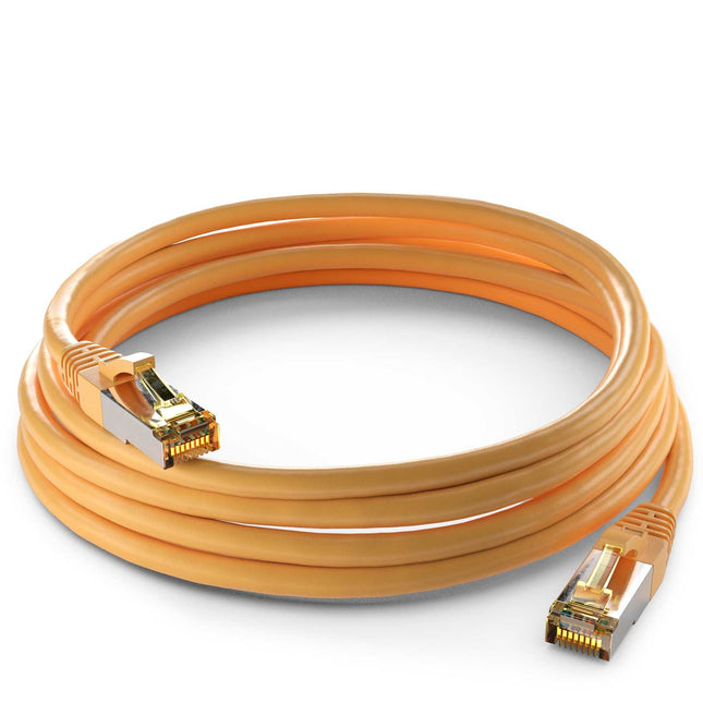 CAT6a S/FTP LSZH 0.25M Yellow