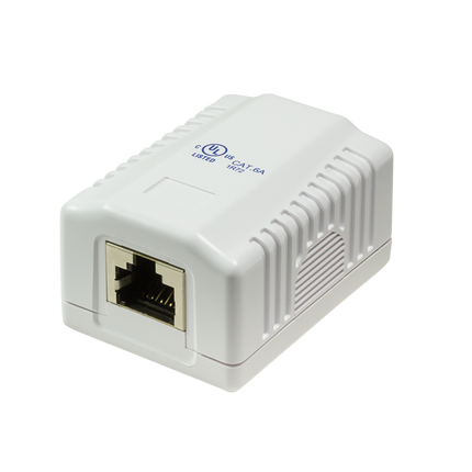 CAT6a surface-mounted box 1x RJ45 STP