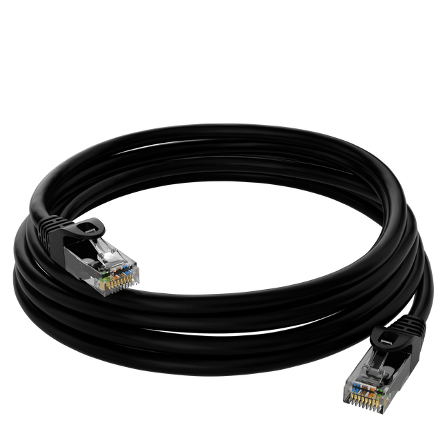 Cat5e 0.25M Black U/UTP Cable