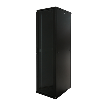 22U serverkast met glazen deur 600x600x1166mm (BxDxH)