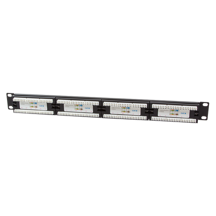 Patchpanel 24 Poorts CAT6 RJ45