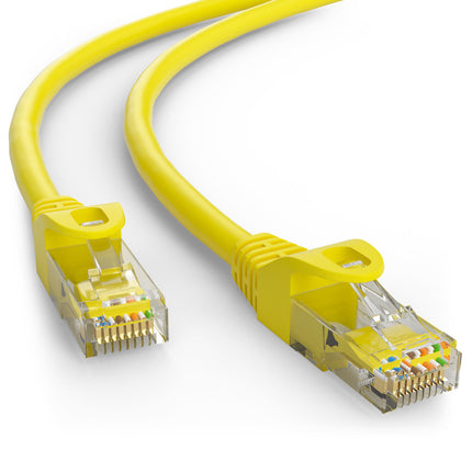 Cat5e 10M Geel UTP kabel