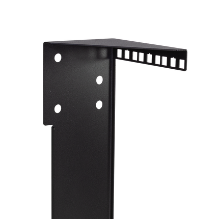 19" vertical wall mount bracket 3U black