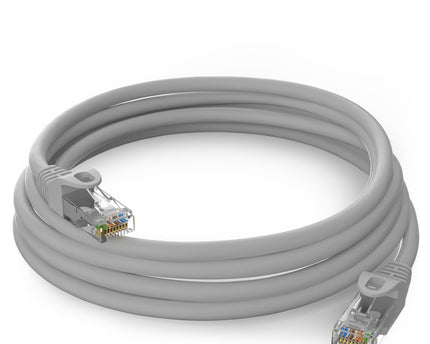 Cat6 5M grijs UTP kabel