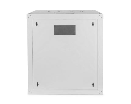 12U wandkast, Unique 600x600x643 mm, kleur grijs (RAL 7035)