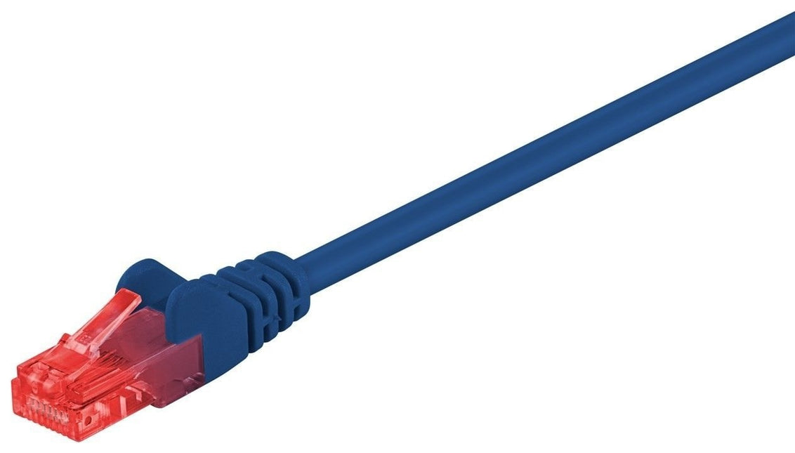 Cat6 20m blauw UTP kabel