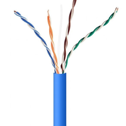 UTP CAT5e cable solid 305M CCA Blue