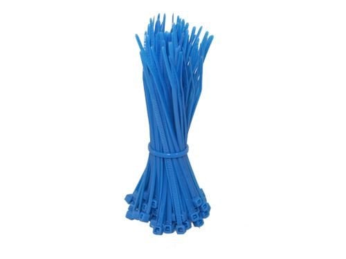 Tyraps 100pcs 200mm Blue