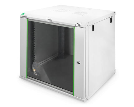 12U wall mounting cabinet, Dynamic Basic 611x600x600 mm, color gray (RAL 7035)