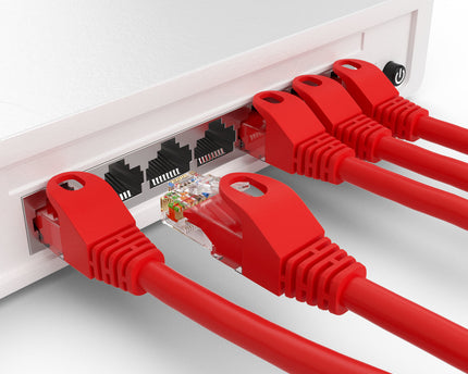 Cat6 2m rood UTP kabel
