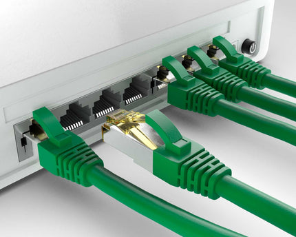 Cat6a S/FTP PIMF LSZH Groen 1.5 meter