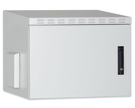 16U wandkast, buiten, IP55 600x450x891 mm, kleur grijs (RAL 7035)