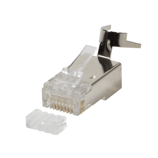 CAT6a/CAT7 Plug RJ45 - Shielded 10 pcs