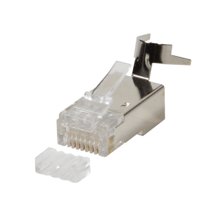 CAT6a/CAT7 Plug RJ45 - Shielded 10 pcs