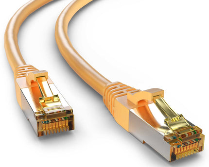 CAT6a S/FTP PIMF LSZH Geel 1.5 meter