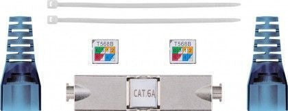 CAT6a in-line coupler slim