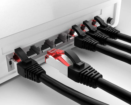Cat6 S/FTP PIMF LSOH zwart 2 meter