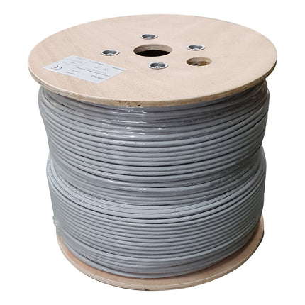 S/FTP CAT6 network cable solid 500M 100% copper grey