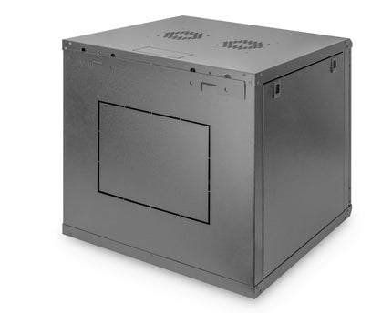 9U wandkast 600x600x478 mm, kleur zwart (RAL 9005)