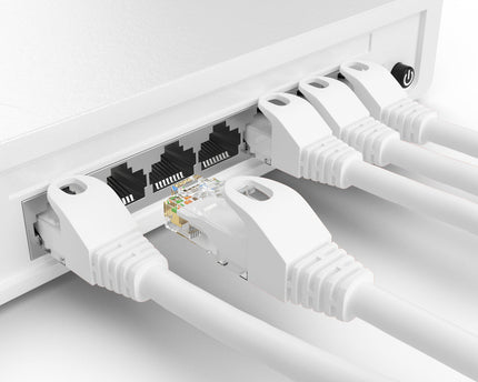 Cat6 1.5M wit UTP kabel