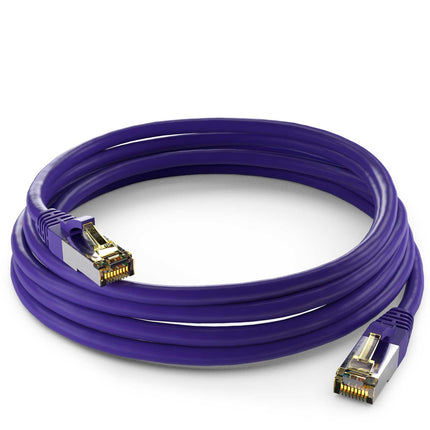 Cat6a S/FTP LSZH 0.5M Violet