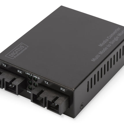 Gigabit Multimode/Singlemode Media Converter SC/SC