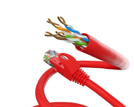 Cat5e 1.5M Rood UTP kabel