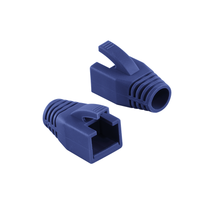 RJ45 strain relief boot 8mm blue 50 pcs