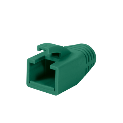 RJ45 strain relief boot 8mm green 50 pcs