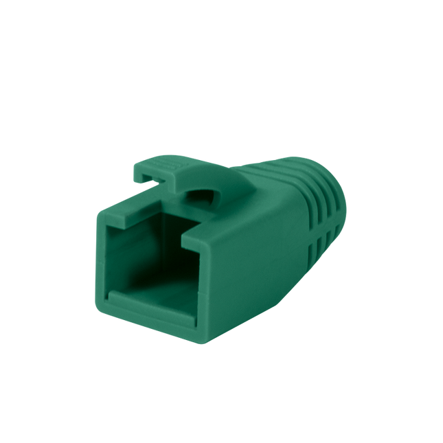 RJ45 strain relief boot 8mm green 50 pcs