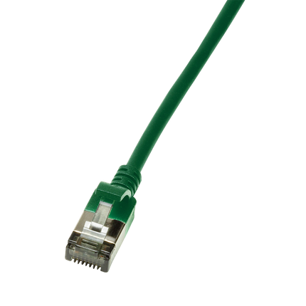 CAT6a U/FTP Ultraflex, 100% koper, groen, 0.3M