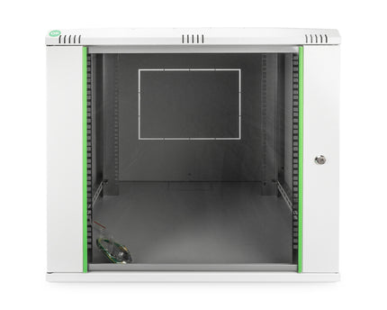 12U wall mounting cabinet, Dynamic Basic 611x600x600 mm, color gray (RAL 7035)